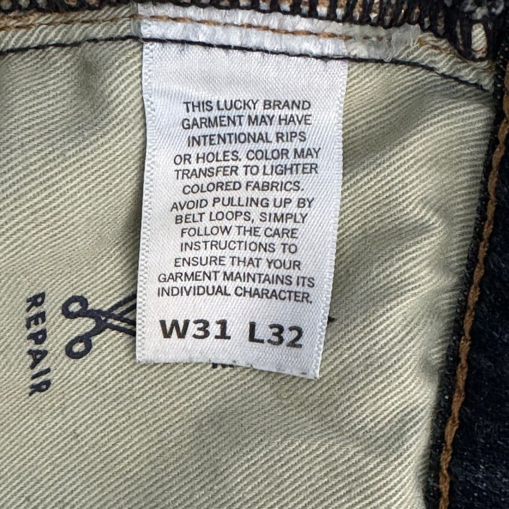 Lucky Brand 33x31* Straight‎ Leg 223 Blue Men's Jeans 7M13452 - Picture 7 of 10